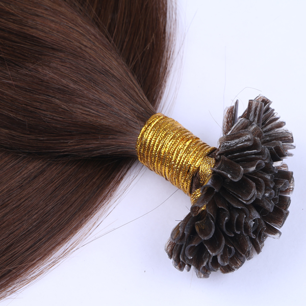 Natural u tip cheap human hair extensions hair with factory price JF342